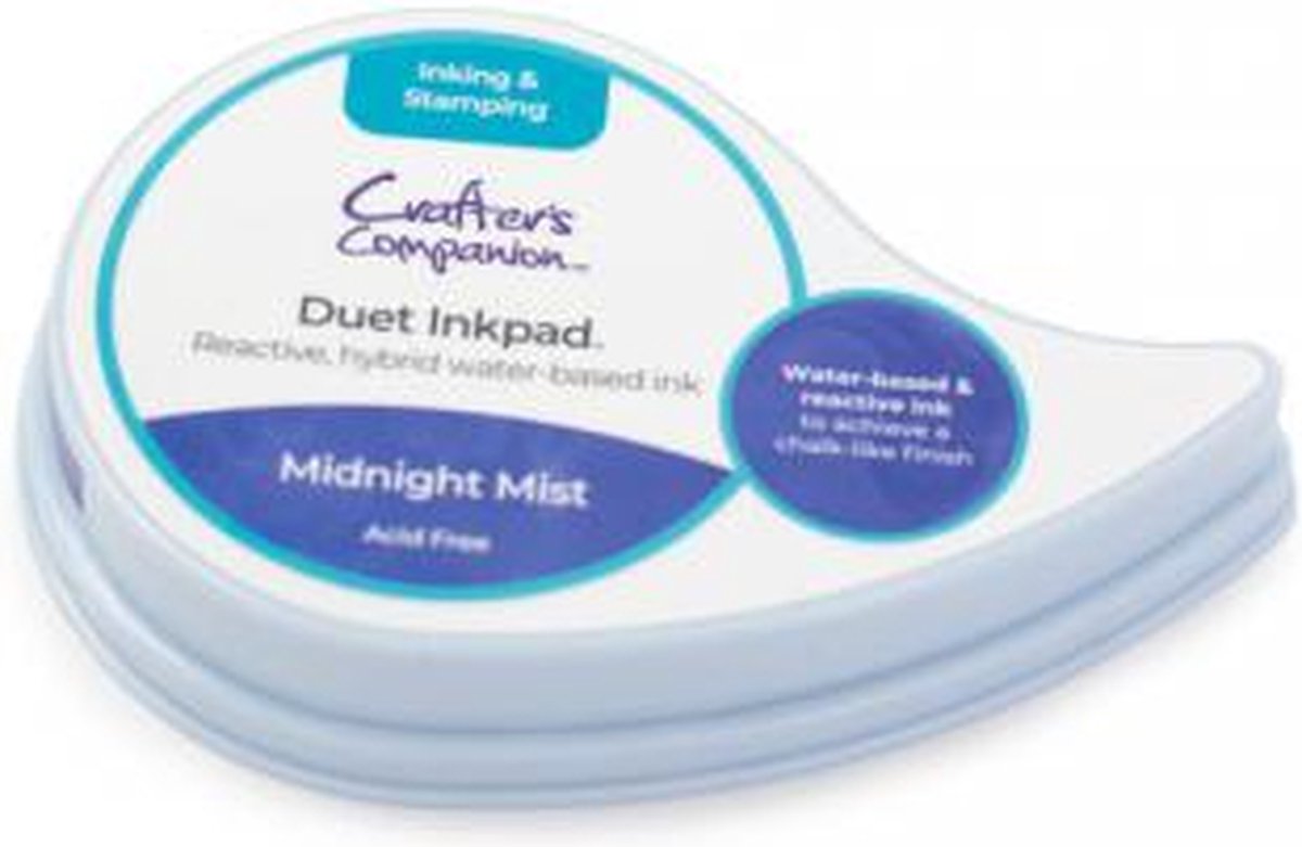 Crafters Companion - Duet Inkpad - Midnight Mist